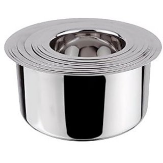 Grish Stainless Steel Round Bottom Patila - Set Of 9