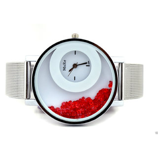 Buy Mr Fashion Woman S Wrist Watch Steel Strap Latest Ladies Watches Online 350 From Shopclues