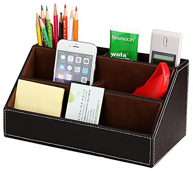 Buy Hometek 5 Compartment Desk Organizer Pen Pencil Caddy Desktop
