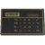 Uxcell 4 Row Digits Touch Screen Solar Energy Calculator, Black/Yellow
