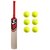 SG Max Cover Tennis Kashmir Willow Cricket Bat (Full Size) With Free Tennis Balls (6 Pcs)