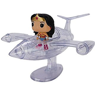 Buy Funko POP Rides: DC Comics Wonder Woman Invisible Jet Action Figure ...