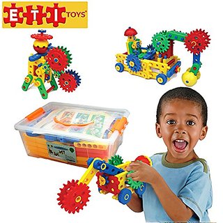 Buy ETI Toys 109 Piece Educational Engineering Building Set for 4