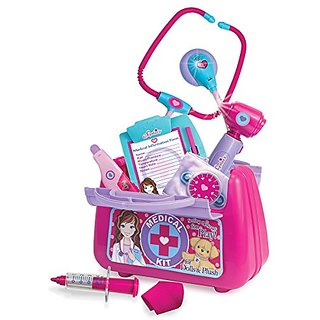 Buy Pretend Medical Kit, Complete Medical Kit Play Set with Stethoscope ...