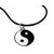 Yin Yang Pendant Leather Necklace Festival Lucky Protection