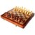 Stonkraft Collectible Folding Wooden Chess Game Board Set with Magnetic Crafted Pieces (14 X 14)
