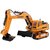 PowerLead Ptco T009 RC Excavator Battery Powered Electric RC Remote Control Construction Tractor With Lights & Sound