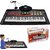 Kids Piano Electronic Keyboard Playmat - 61 Keys + 36 Function Modes Electronic Keyboard Playmat With Mike and Stand