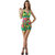 Gorgeous And Spectacular Swim Sexy Multi Color Scoop Neck Two Piece Skirted Tankini-Beach Wear.