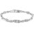 Mahi Gold  Rhodium Plated combo of Two Bracelet with Crystals for Women CO1104591M