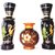 Royals Pride Wooden Flower Wooden Vase Pot Without Artificial Flowers For Table Dcor