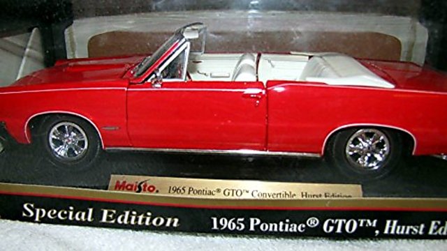 maisto 1965 pontiac gto convertible hurst edition