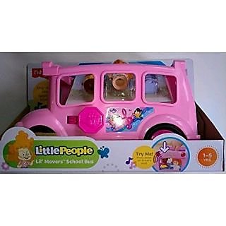 Fisher Price Little People Lil Movers Pink School Bus Ages 1 5 Years by Dubblebla