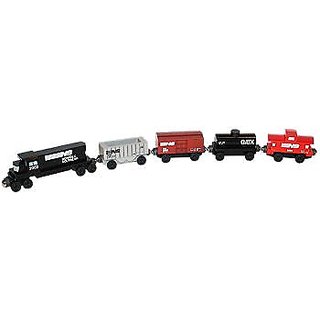 wooden norfolk southern train set