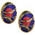 Jazz  Multicolor Meenakari Stud Earrings for Women