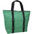 Irene Six Ring Green PU Hand Bag