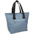 Irene Jam Button Blue PU Hand Bag