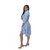 Jharjhar Blue Self Design Midi Dress Dress For Women