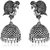 Spargz Peacock Style Oxidized Silver Plated Jhumka Earrings AIER 1005