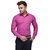 Lee Marc Men's Solid Pink Shirt