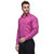 Lee Marc Men's Solid Pink Shirt