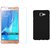 Samsung Galaxy C9 Pro back cover black with tempered glass combo pack