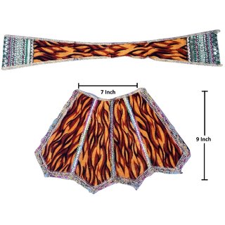 Shiv ji/Shankar ji Tiger Fancy Poshak - Dhoti Length 6