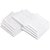 Aged New Plain Casual/Formel White Handkerchiefs Pack of 10