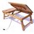 Portable Multipurpose Laptop Wooden E-table For Study Reading with dual fan