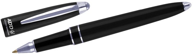 ADD GEL Silver Diamond Gel Roller Pen  -  Blue Set of 3
