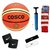 Cosco Pulse Basketball (Size-6) with Air Pump, Head Band (2Pcs.)  Free Pair of Wrist Band  Soccer Socks