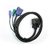 NEW C2T KVM Switch Cable Male Female DVI VGA PS2 For PC