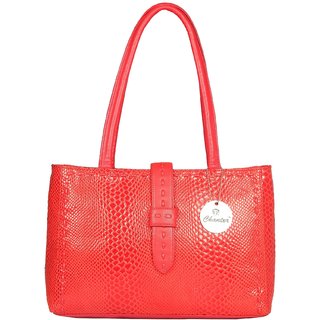 Chanter Red Genuine Leather Hand Bag For Women Design 3 In India Shopclues Online