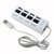 High Speed 4 Port USB HUB 2.0 With Individual Switches - White