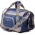 Bleu Convenient Blue  Grey Travel Bag with Wheels (Medium -  20 (L) X 11(B) Inc