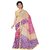 RK FASHIONS Purple Georgette Party Wear Printed Saree With Unstitched Blouse - RK236542