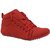 Hansx Girls Red Lace-up Casual Shoes GS-HNSX-1223Red
