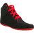 Hansx Girls Black  Red Lace-up Casual Shoes GS-HNSX-1222Black-Red