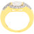 Fasherati CZ Studded with White Stone Cocktail Ring for Women