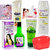 Combo Of 7 Face  Hair Care Beauty Products With Makeup Pouch