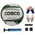 Cosco Champion Volleyball with Black Headband, Air Pump, Free Pair of Wrist Band, Palm Support  Finger Support