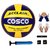 Cosco Acclaim Volleyball with Black Headband, Air Pump, Free Pair of Wrist Band, Palm Support  Finger Support