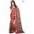 S V Inc Multicolor Crepe Printed Saree With Blouse