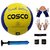 Cosco Beach Volleyball with Black Headband, Air Pump, Free Pair of Wrist Band, Palm Support  Finger Support
