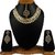 Gold Plated Gold Brass & Copper Necklace Set For Women