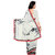 Aaina Black & White Chiffon Embroidered Saree With Blouse