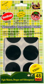 RunBugz Mosquito Repellent Plain patches Green - 24 Patches
