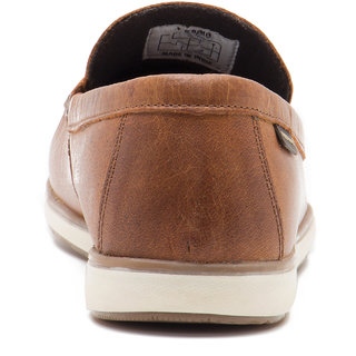red tape dark brown casual loafers