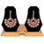 Jewels Guru Exclusive Golden White Pink Multi Colour Earrings.  m-516