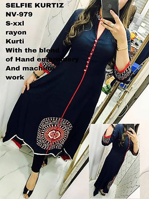 Nv selfie kurti online on sale shopping